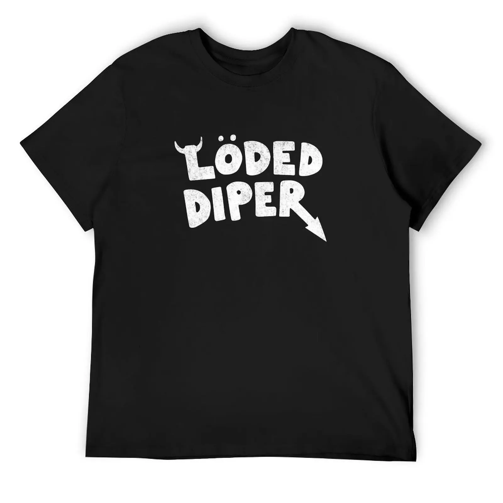 

Loded Diper - vintage logo T-Shirt vintage summer top summer tops t shirts for men graphic