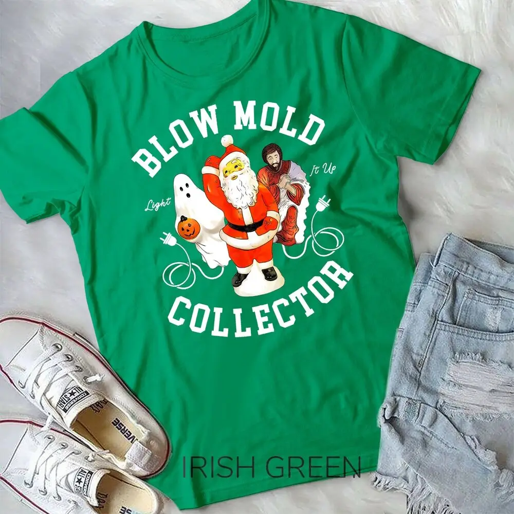 Blow Mold Collector Light It Up Christmas Halloween T-Shirt Unisex T-shirt