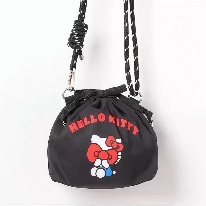 حقيبة كارتون هالو كيتي كروس بودي بوكو رسم حبل حقيبة كتف حقيبة تخزين محمولة حقيبة ظهر لطيفة متعددة الوظائف #3