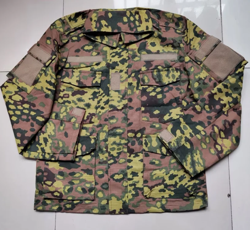 German Spring Oak Camouflage Uniform Include Jacket Pants BDU Cut Green Man