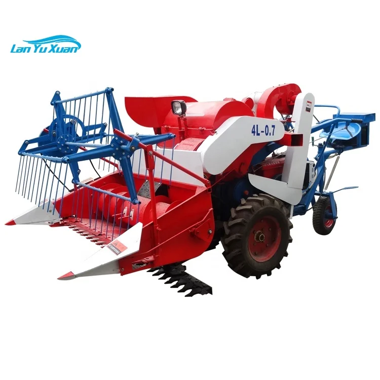 High quality multifunctional wheat mini combine harvester price