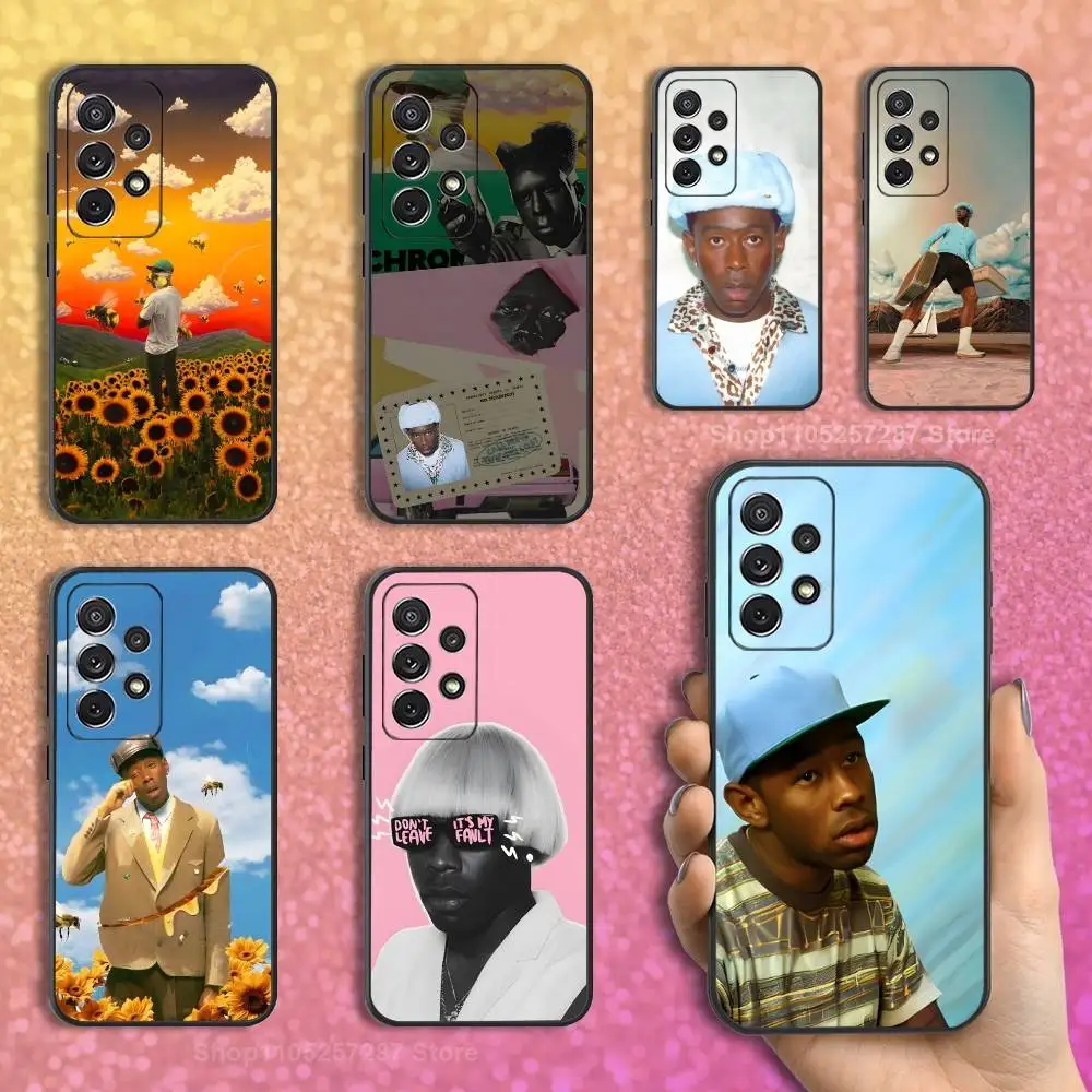 

C-Creator Singer T-Tylers Case For Samsung S23,S25,S20,S10,S9,S21,S24,S22,Ultra,FE,Plus,Lite,Soft Silicone Black