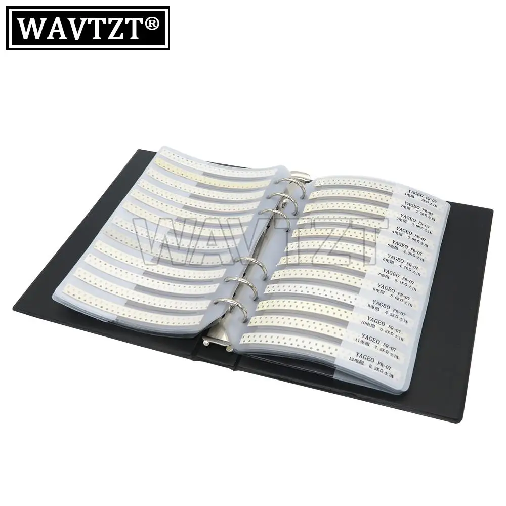 4250PCS 8500PCS 8850PCS 0201 0402 0603 0805 1206 IGMOPNRQ Resistor Sample Book 1% SMD Assorted Kit 10K 100K 200K 1K 1R 100R 220R image 3