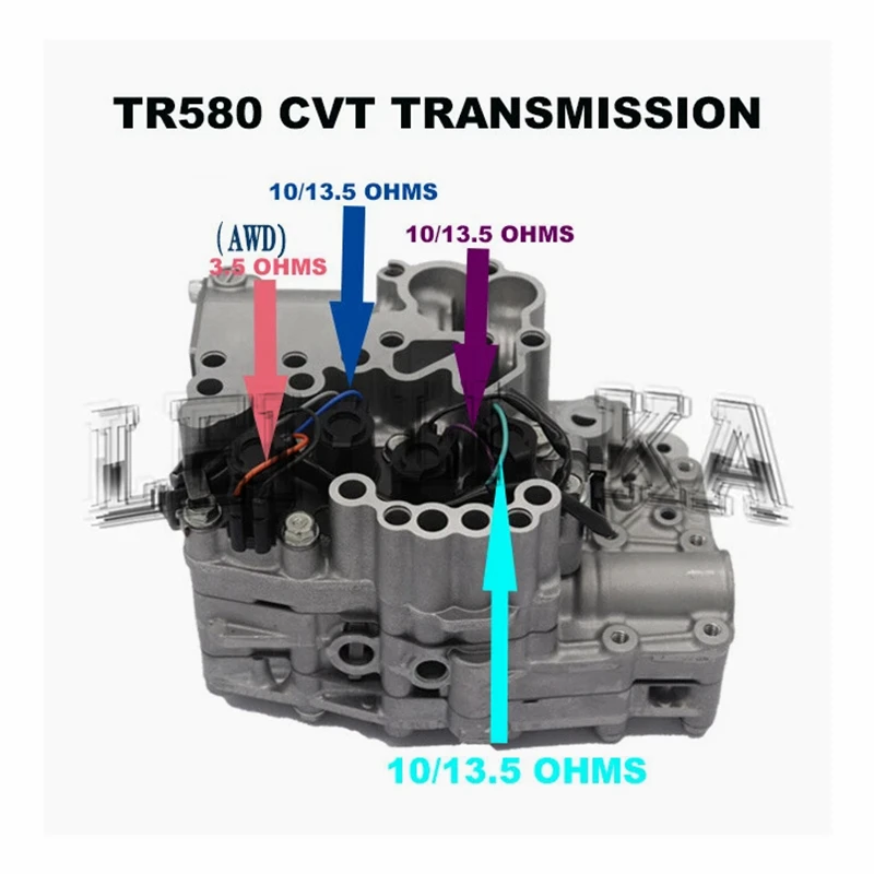 31825AA050 TR580 TR590 محول نويفو دي تورسيون الملف اللولبي دي بلاكو 3.7Ω 12.2Ω-13.2Ω الفقرة سوبارو Lineartronic CVT