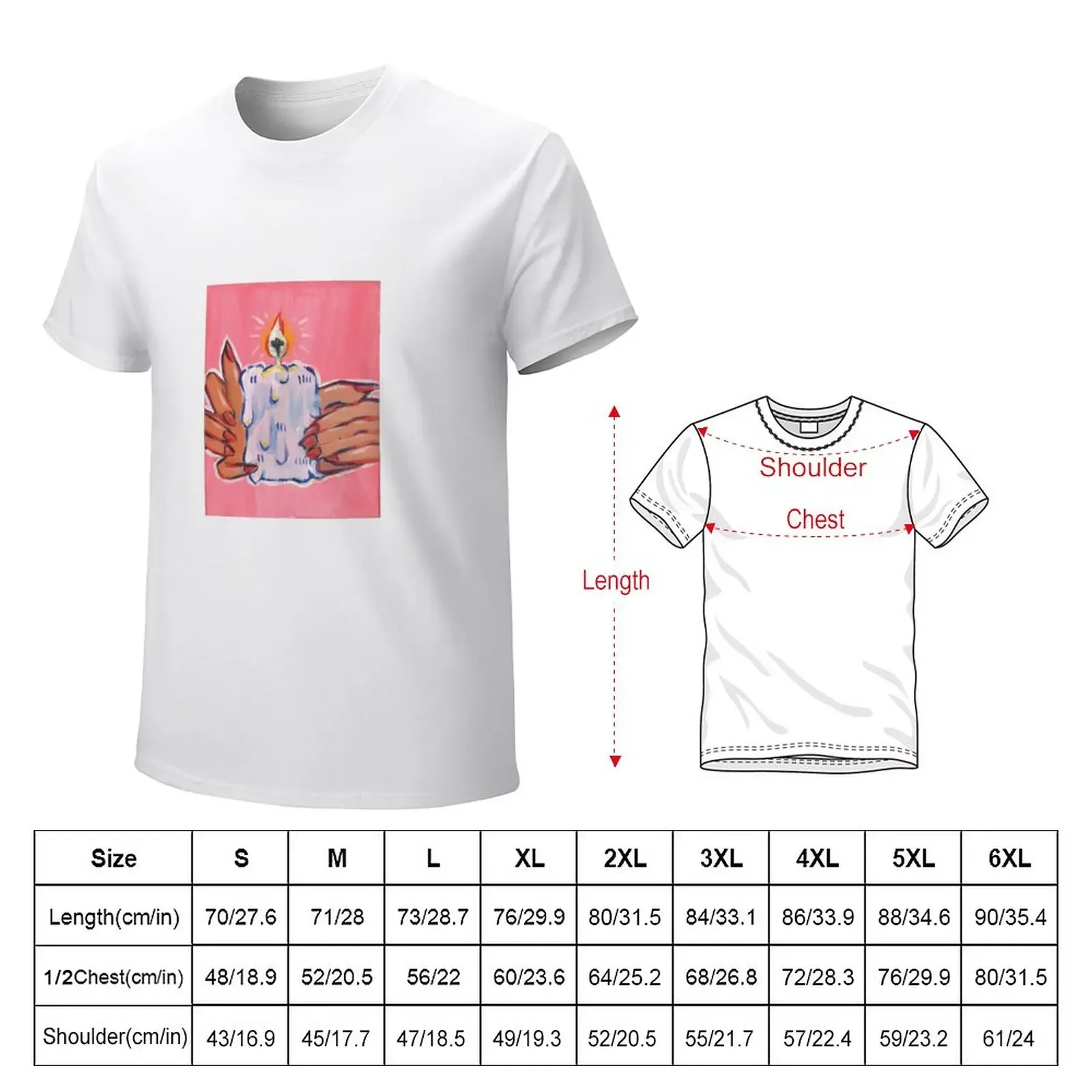 candle T-Shirt new edition anime sports fans men workout shirt