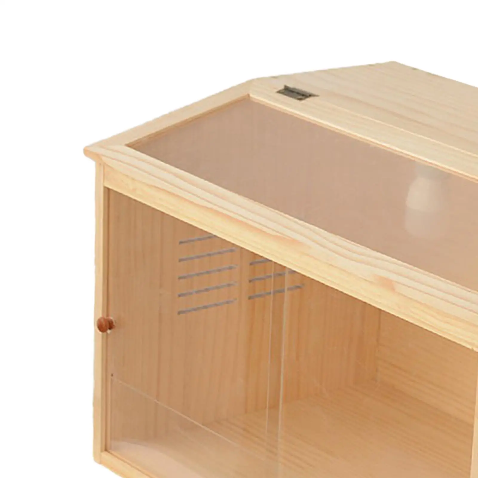 Caja para chocadeo de pollitos, caja de madera para casa de hámster, caja de alimentación para pollo rutina, caja de cría para ratón, Chinchillas, gerbos