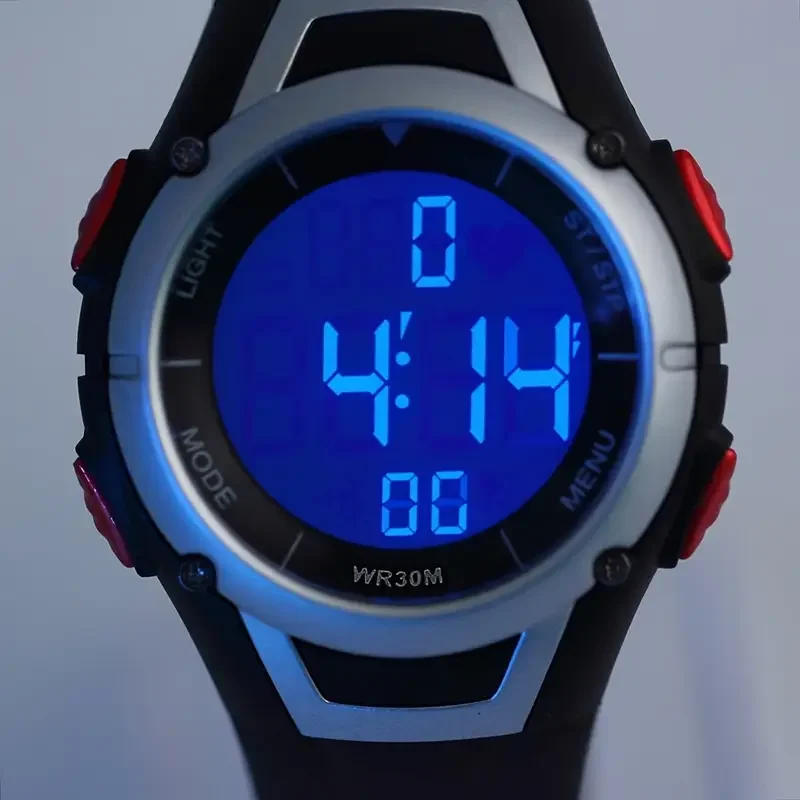

3M/118.1in Waterproof Heart Rate Monitor Wireless Chest Strap Sport Watch For Running Diving