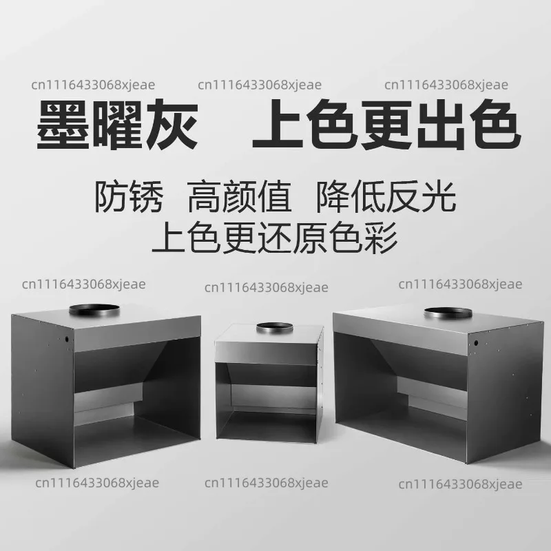 Negative Pressure Airbrush Spray Booth Paint Workstation for Gundam BJD Model Coloring Recoloring, Reduce Reflection