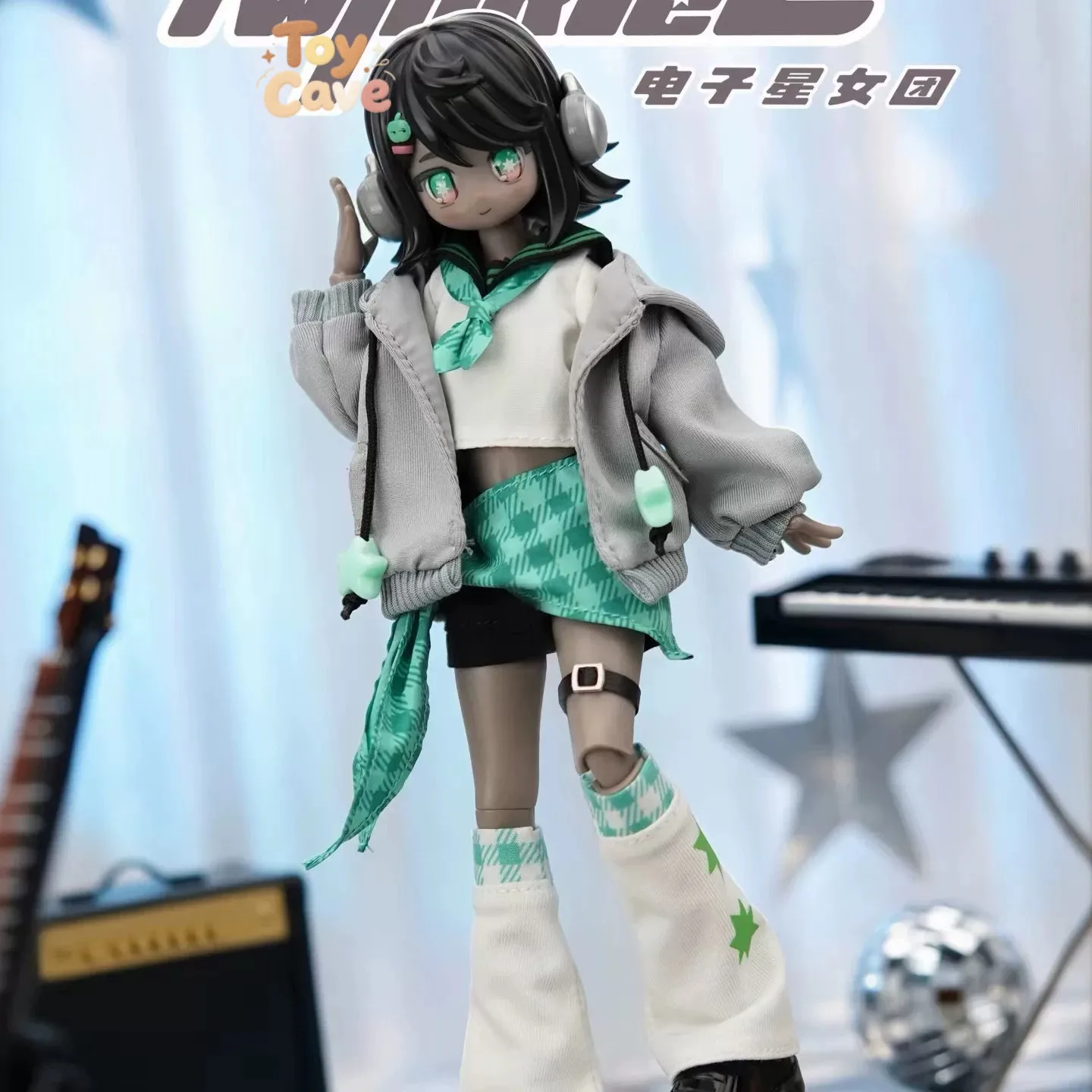 Starwishproject Bjd Doll 1/8 Scale Articulated Figure Electronic Girl Group Blind Box Collectible Desktop Display Ornament Gift view 4