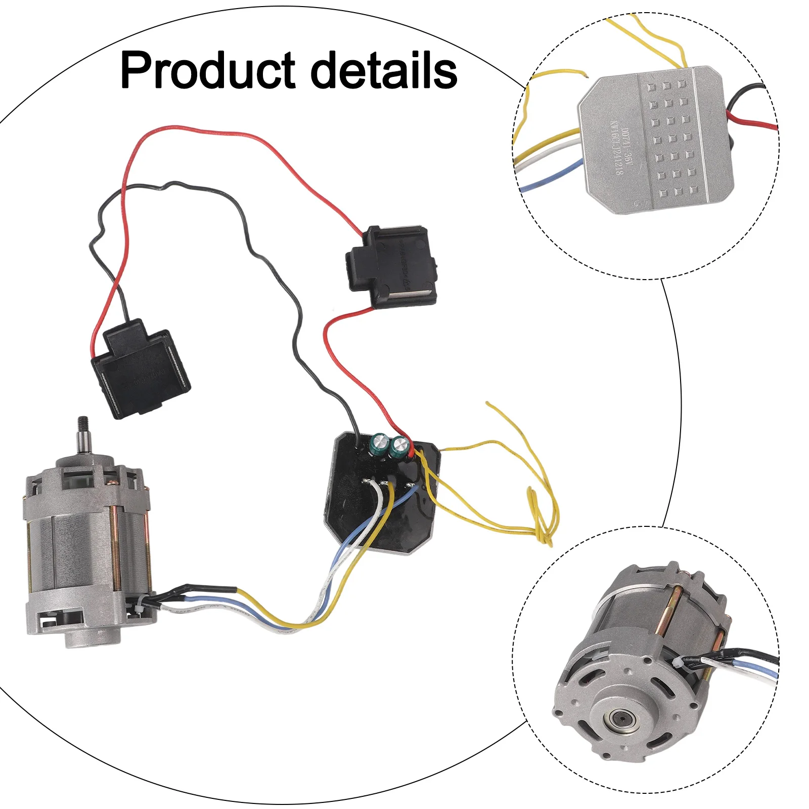 Control Board Lithium Battery Saw As Picture Chainsaw Control Board Motor Battery Motor Electric Power High Performance