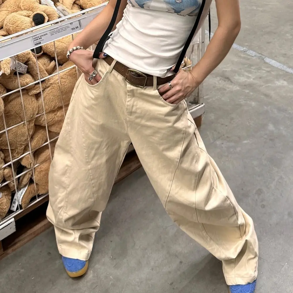 

Модные джинсовые джинсы с высокой талией, свободные мешковатые джинсы со звездами, женские повседневные брюки с широкими штанинами в стиле ретро Y2k, вечерние