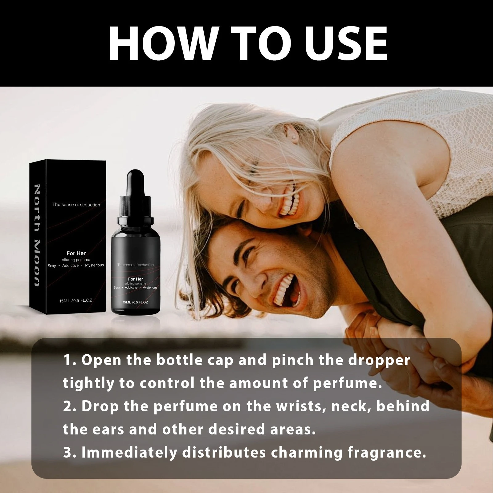 Portable Perfume Lasting Fragrance Pheromone Perfume for Men and Women Perfumes for Adults Sexually Flirting Essential