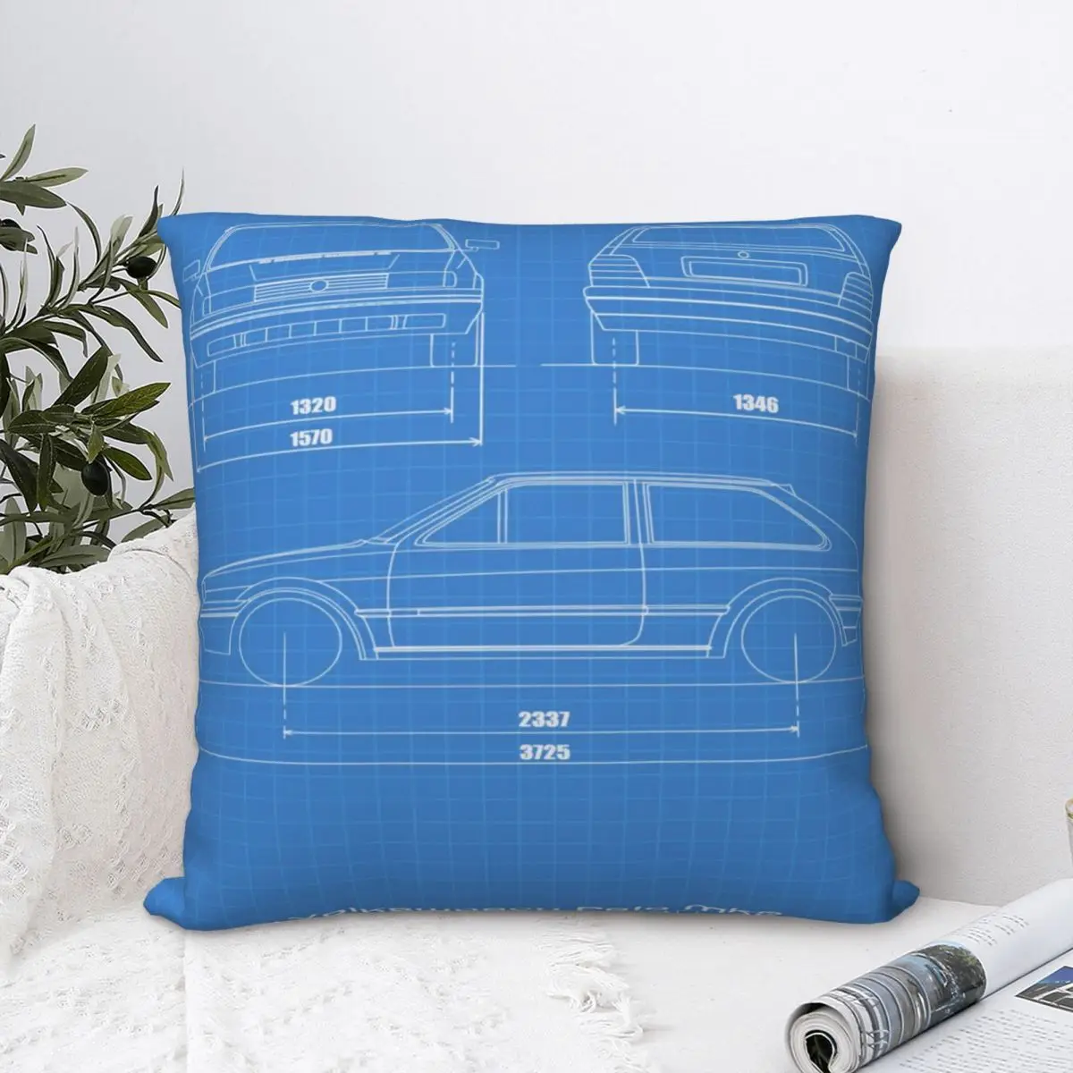 VW Polo MK2 GT G40 86C Dakimakura Pillow Case Pillow Cover Cushions Cusions Cover Pillow Case 50x70