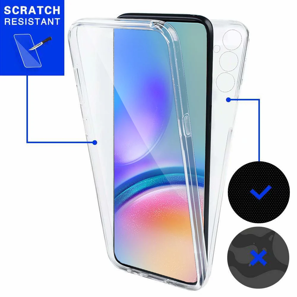 360°Double-face Protective Case For Samsung Galaxy A05s 5G Full Cover Shockproof Phone Shell On For Samsung Galaxy A05 05s Coque