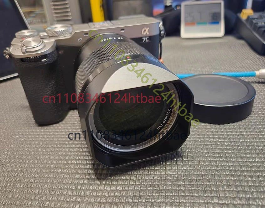 

New Metal Aluminium Alloy Camera Lens Hood For Sony FE35MM F1.8 Lens Hood