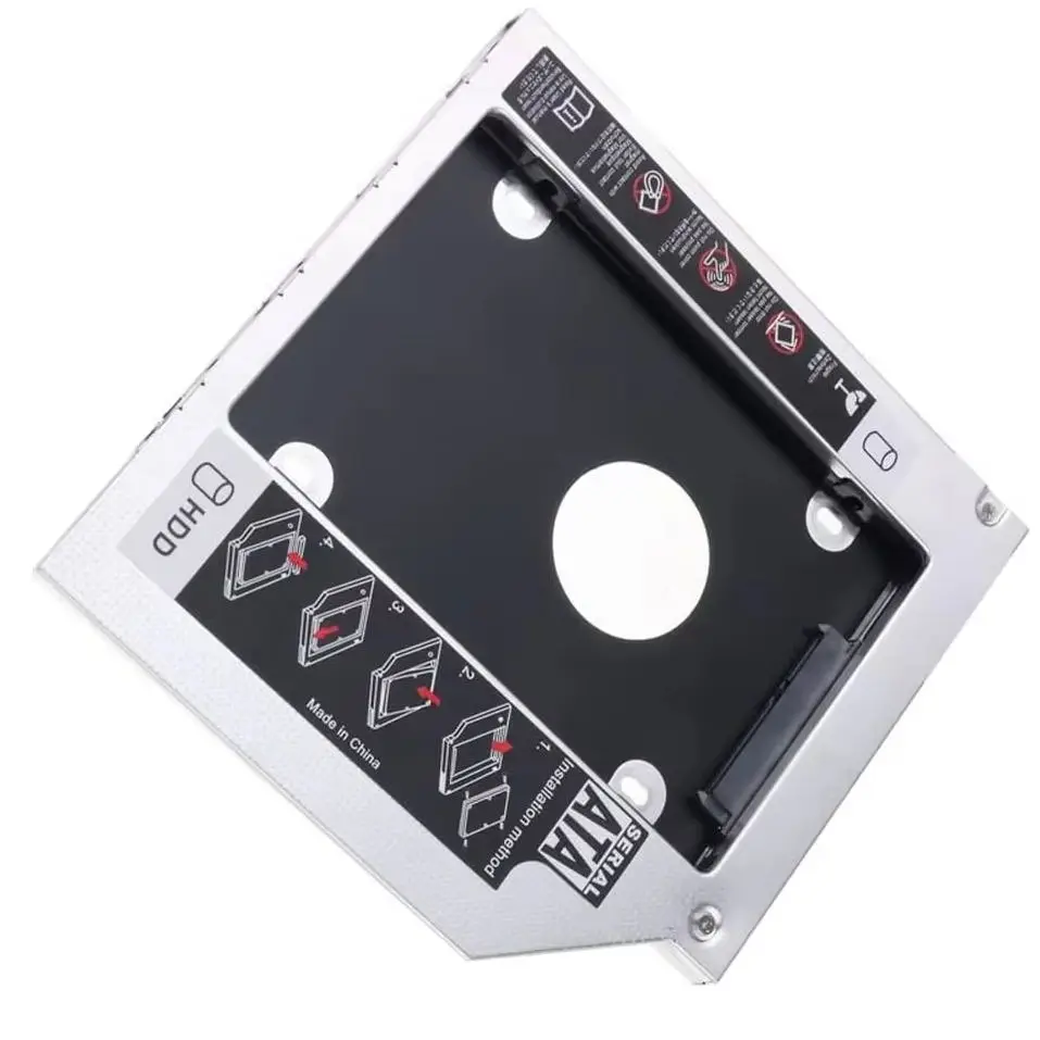 

Второй жесткий диск HDD, оптический отсек, рамка Caddy для HP Pavilion G32 G42 G50 G55 G60 G61 G62 G70 G71 G72 HP Envy 17-2090NR 17t-2100