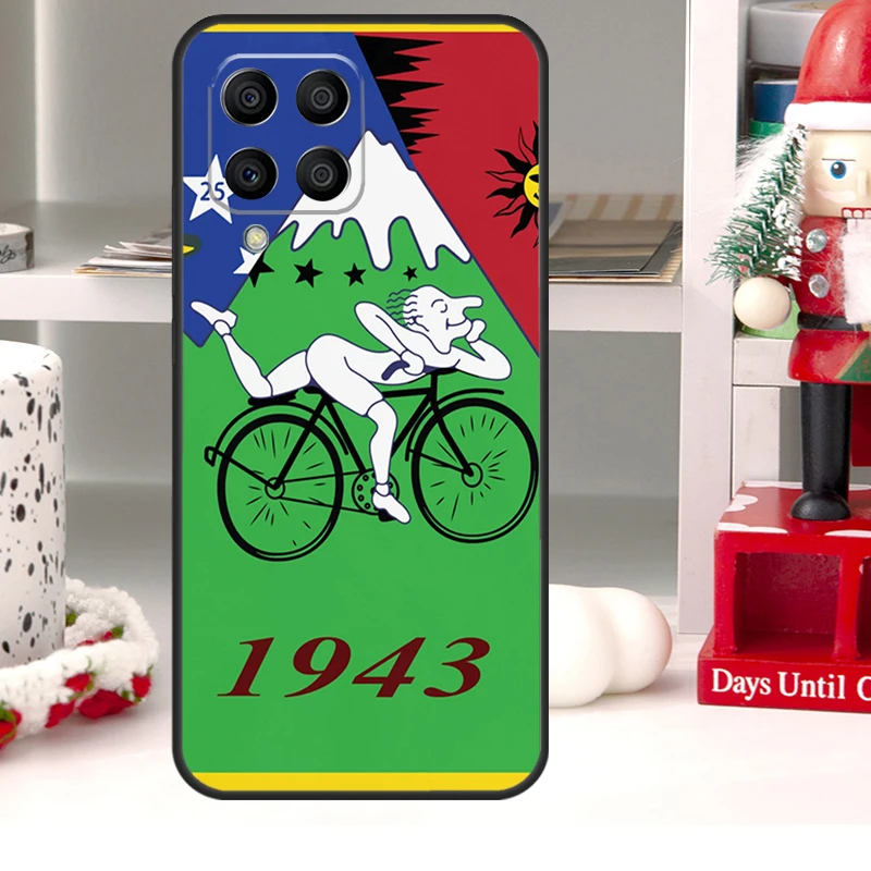 LSD Albert Hofmann Bicycle Day For Samsung Galaxy M32 M52 M12 M53 M33 M13 M14 M34 M54 M20 M21 M31 M51 M30s M15 M55 Case