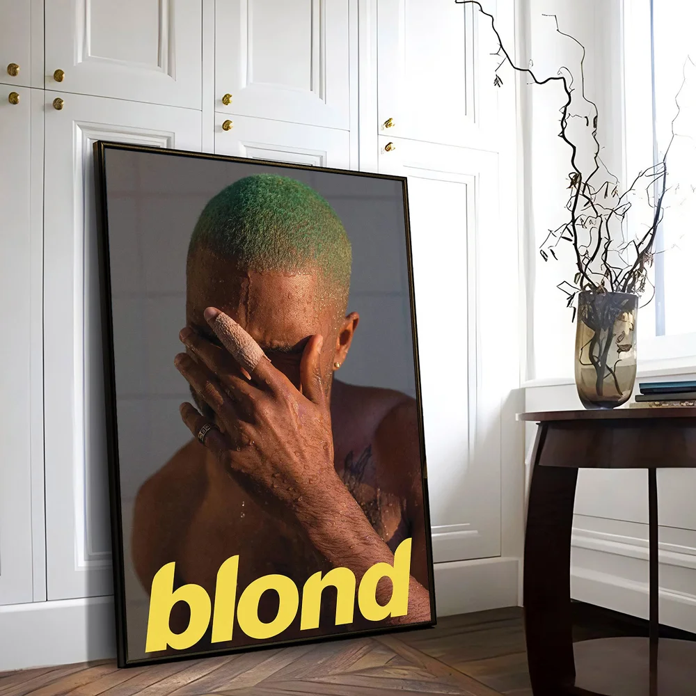 F-Frank Ocean Singer Blond Classic Vintage Posters Waterproof Paper Sticker Coffee House Bar Home Decor