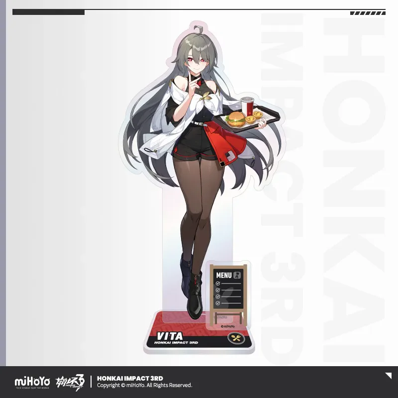 [Genuine] Game Honkai Impact 3rd Official miHoYo Original Acrylic plaque MWSJ Theme Series Vita Theresa Apocalypse Acrylic Stand