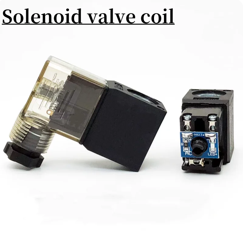 

Pneumatic Air Solenoid Valve Coil Black DC12V DC24V AC36V AC110V AC220V AC380V