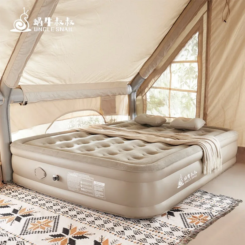 Uncle Snail Outdoor Inflatable Bed Tent Camping Air Cushion Bed Inflatable Sleeping Mattress Automatic Inflatable Mattress Floor