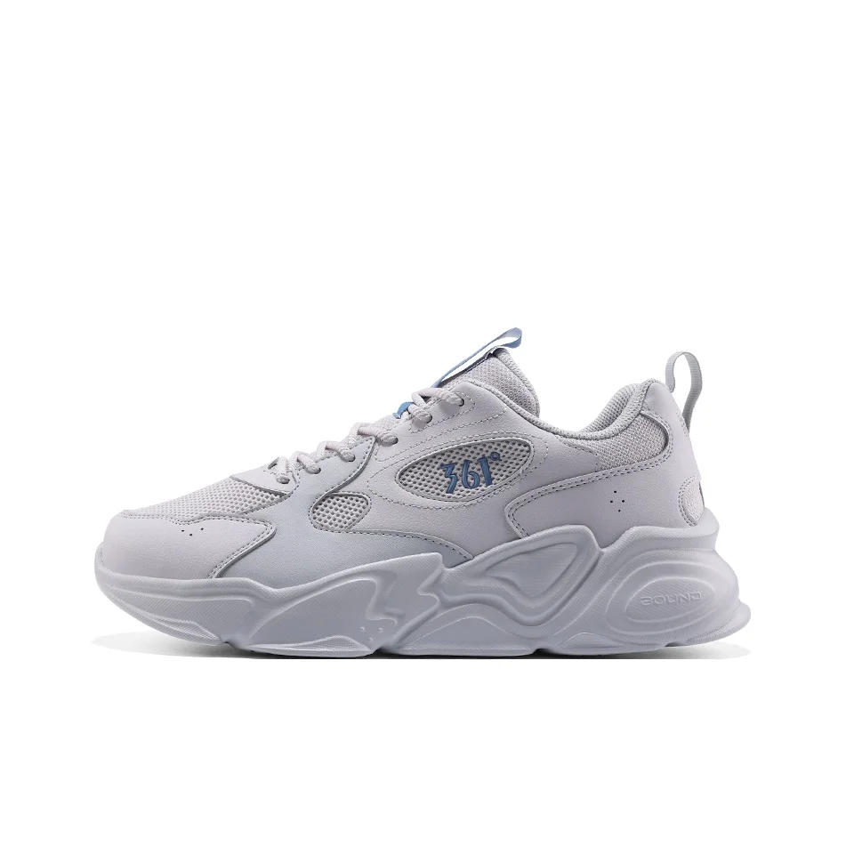 361 Breathable, Lightweight, And Abrasion Resistant Low top Casual Shoes Men's Gray 672526761F-3