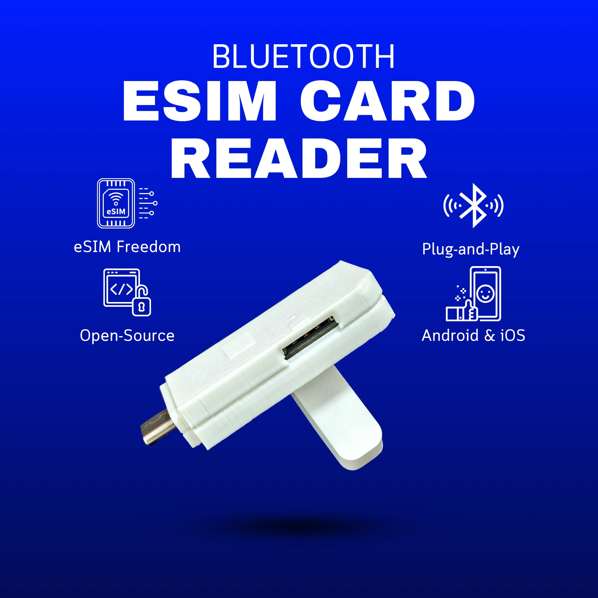Open Source Bluetooth eSIM Card Reader for Android and iOS（pro）