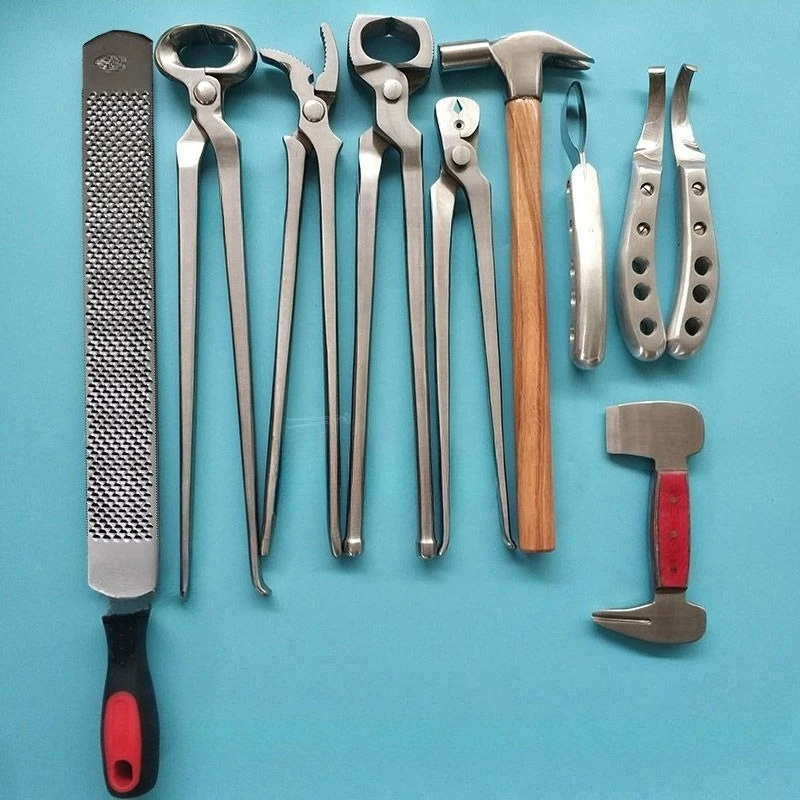 

Hoof trimming nail palm tool hoof set, trimming pliers, hoof trimming, horseshoe file, horse house harness supplies