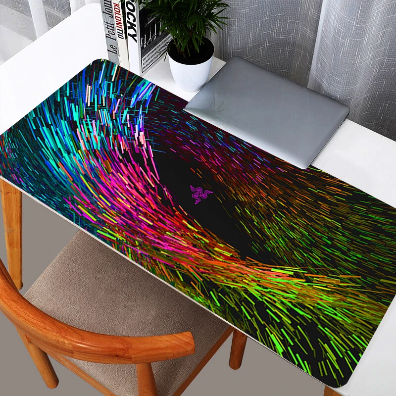 레이저 컴퓨터 마우스 패드 게이밍 마우스패드 대형 900x400 마우스 매트 게이머 XXL 마우스 카펫 PC 데스크 매트 키보드 패드