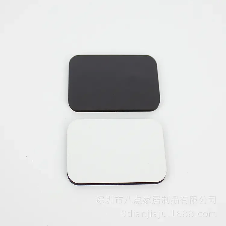 Free Shipping 20pcs/Lot Sublimation Blank DIY Fridge Magnets Wooden MDF Refrigerator Sticker Creative Magnets Gift Heat Transfer