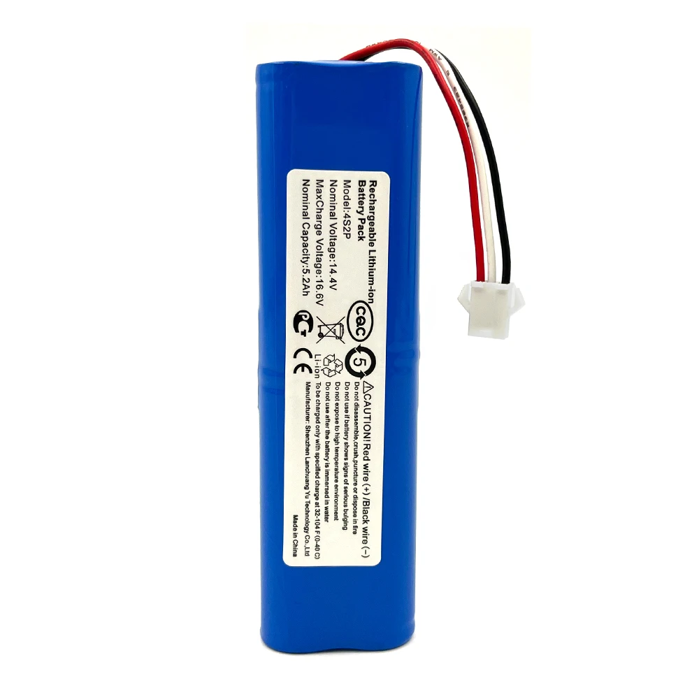 

For Xiaomi Roadmi Eve Plus replacing accessories such as lithium-ion rechargeable battery packs,14.4V 5200mAh 4S2P 18650 New