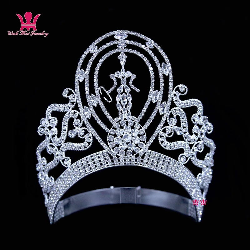 

Mo134 Lager Adjustable Miss Univer Classic Princess Hair Jewelry Accessories For Party Prom Shows Headwear Pageant Crown Tiaras