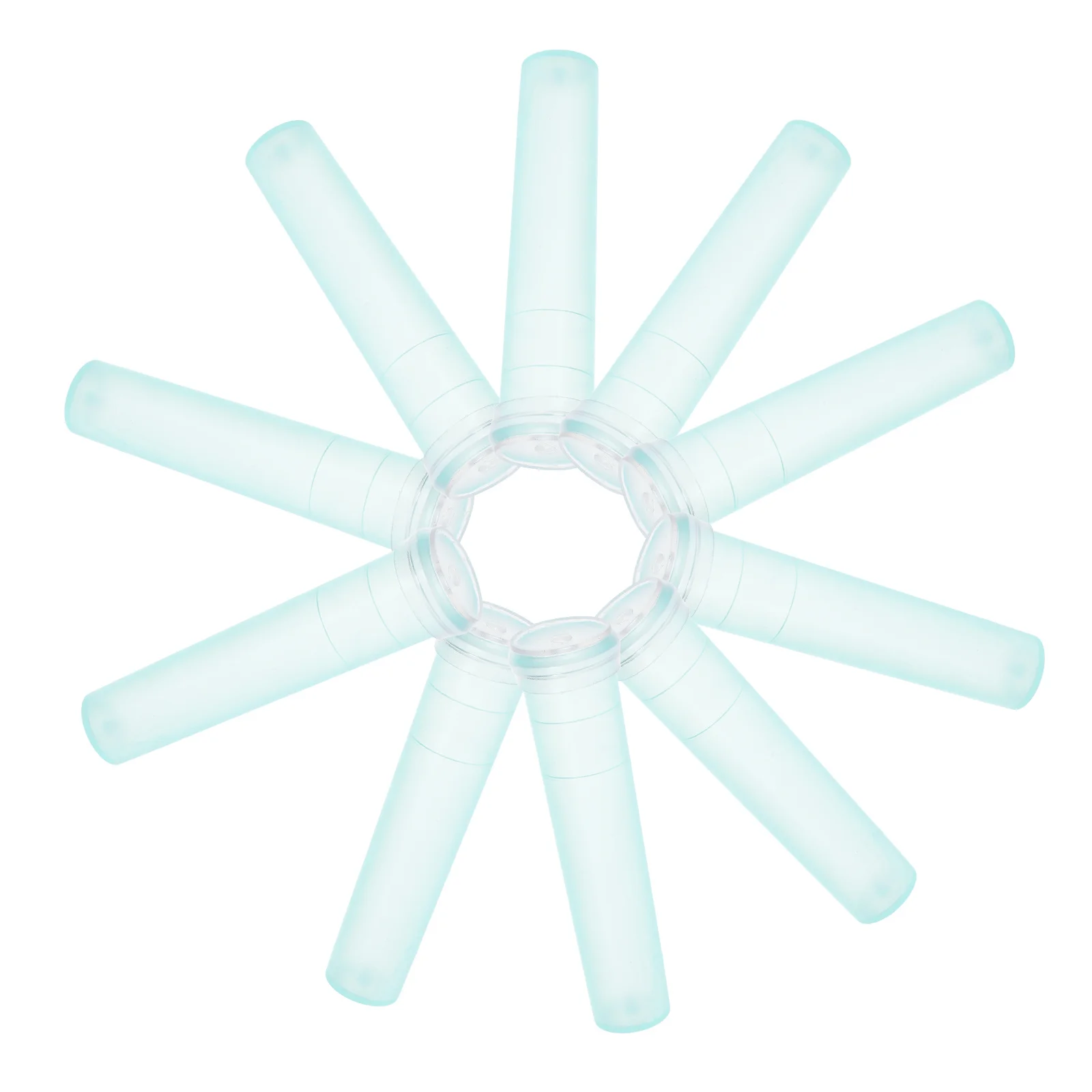 100 قطعة أنبوب الحفاظ على الطازجة 7 سنتيمتر طويل الضوء الأخضر حاوية المياه الزهرية لترطيب الزهور نبات الترطيب لا تسرب #1