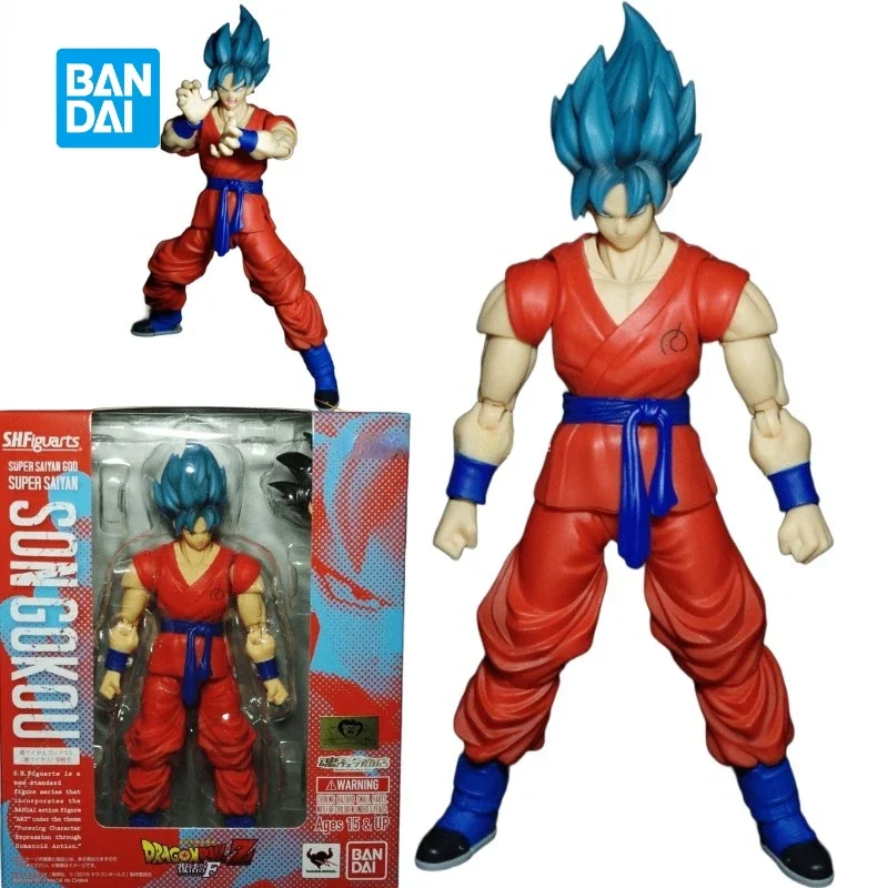 In Stock Bandai Dragon Ball SHFiguarts Super Saiyan SS Son Goku Anime Action Figure Exquisite Model Collection Toy Hoilday Gift