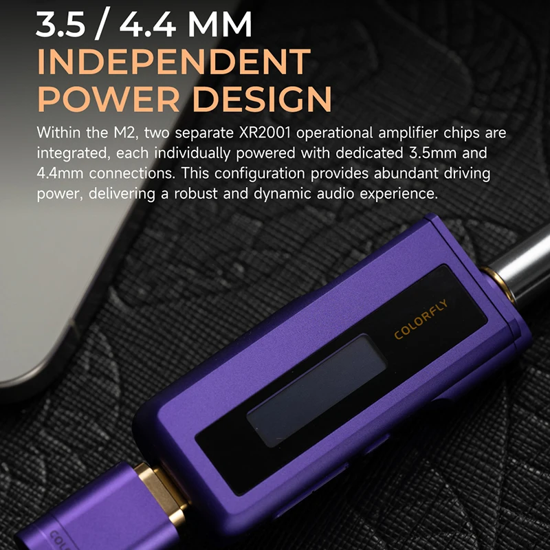 Colorfly CDA-M2 HIFI USB DAC Portable Headphone Amplifier IEMs AMP Mobile Phone Decoder Earbud Amplifier 4.4mm out put