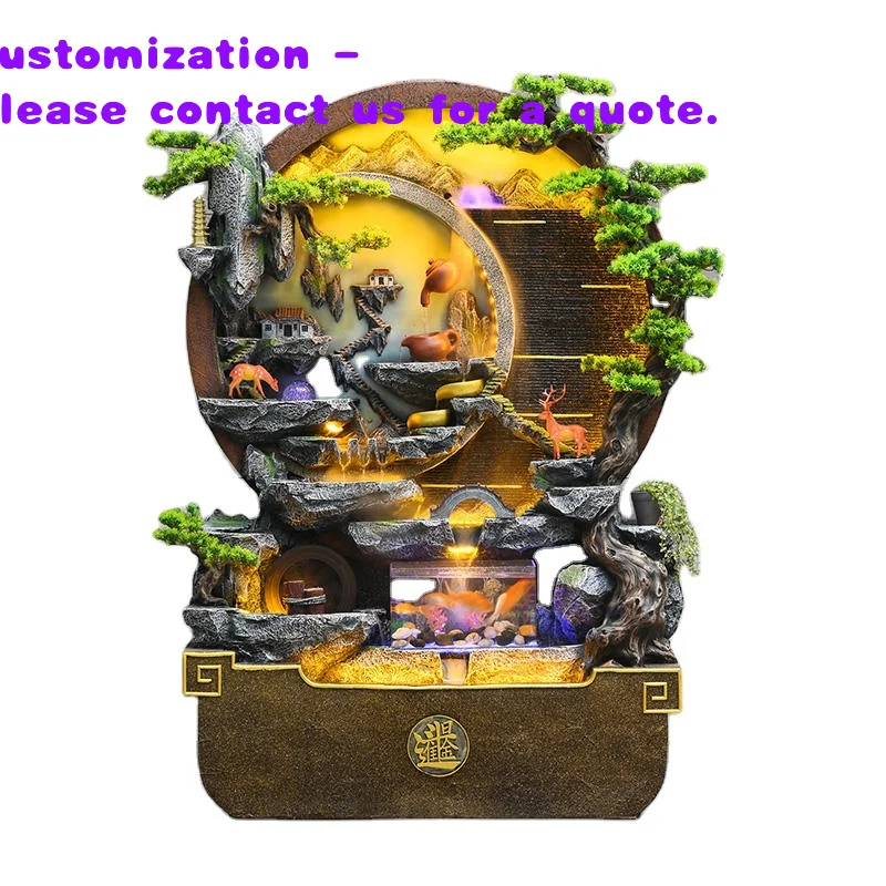 

custom.Classic European Style Large Fountain Cascading Feature Public Squares Gardens Resorts Home Decor Indoor