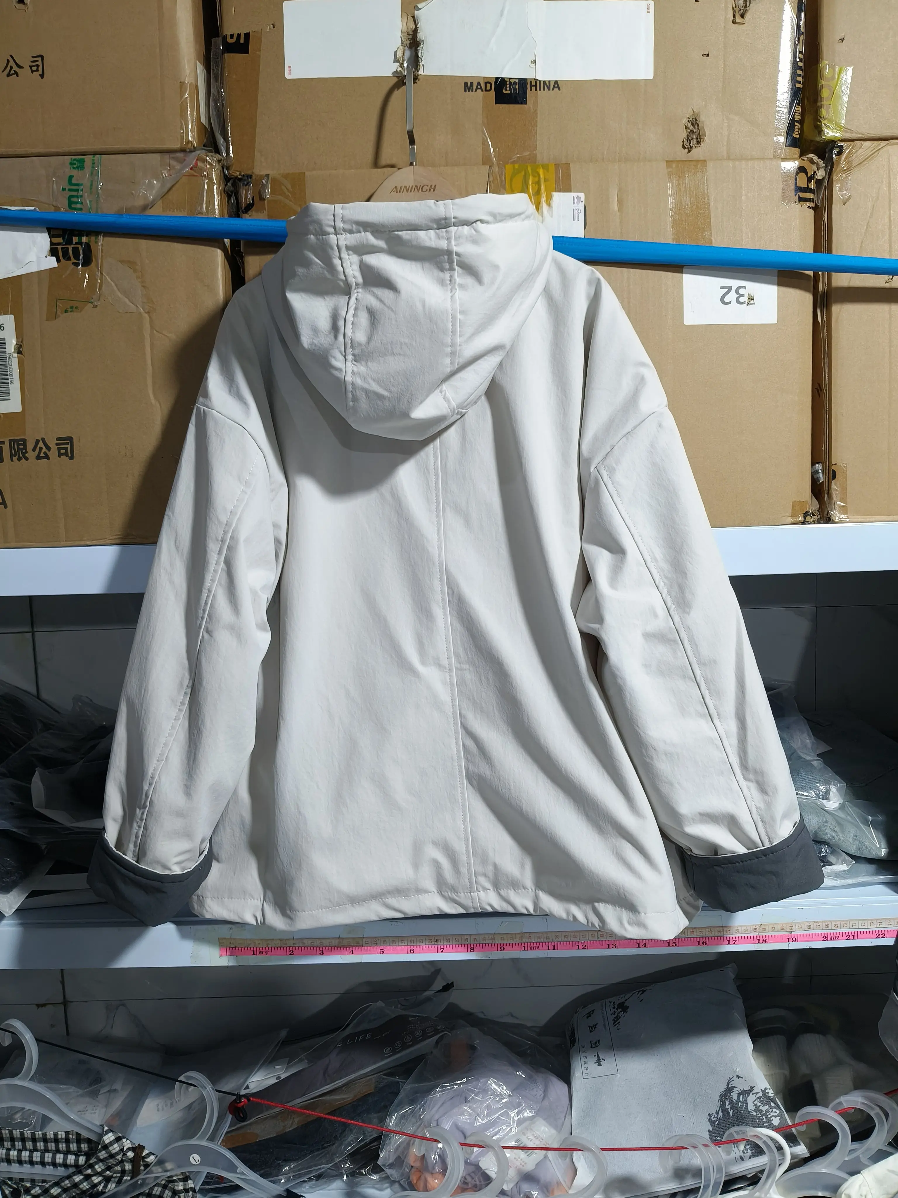 Simple Solid Color Hooded Thermal Coat Winter Long Sleeve Cotton Padded Warm Jackets 2025 New Leisure Loose Versatile Outerwear