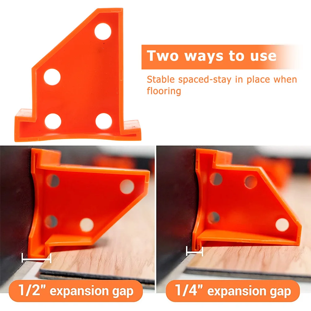 30 قطعة من فواصل الأرضيات البلاستيكية لتركيب لوح الفينيل المصفح خفيف الوزن ومتين مجموعة أدوات الأرضية #1
