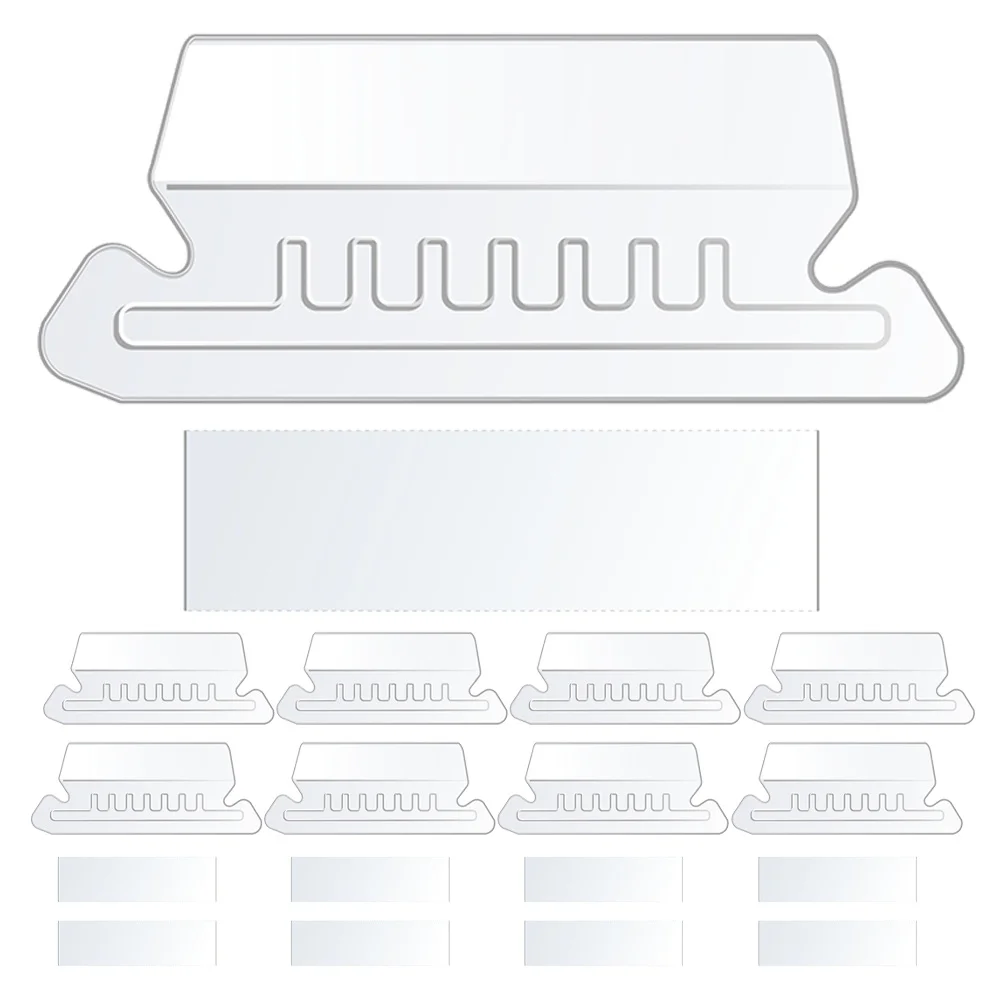 

100pcs Folder Tabs Hanging Inserts Plastic File Labels For Filing Folders Office Supplies Document Organizer File Cabinet