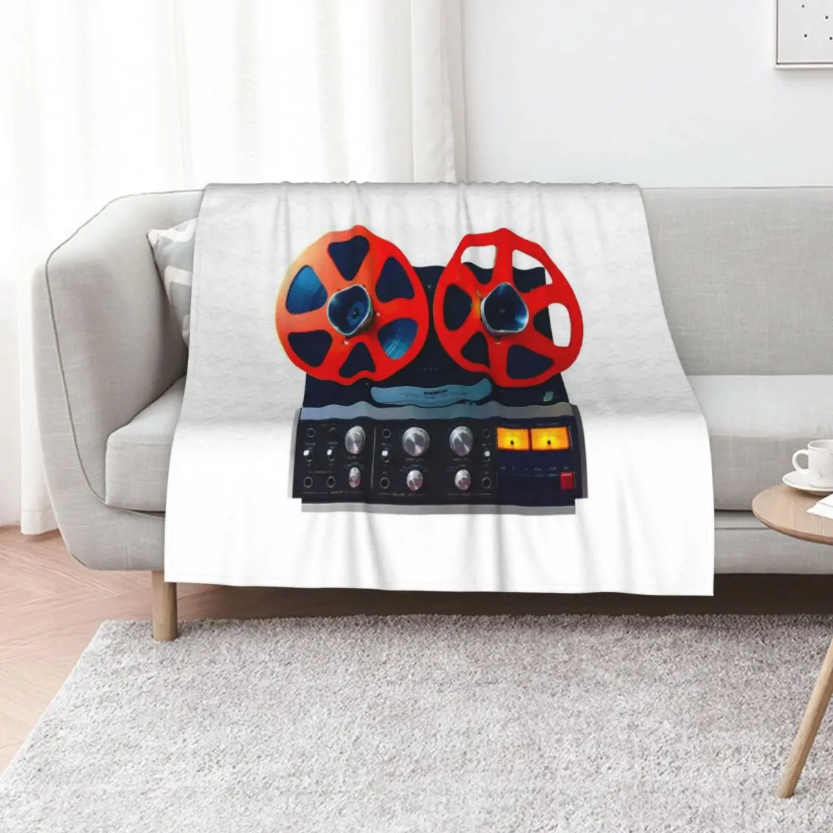 Vintage reel to reel tape recorder Throw Blanket Luxury Retros Nap Tourist decorative Blankets For Sofas Blankets