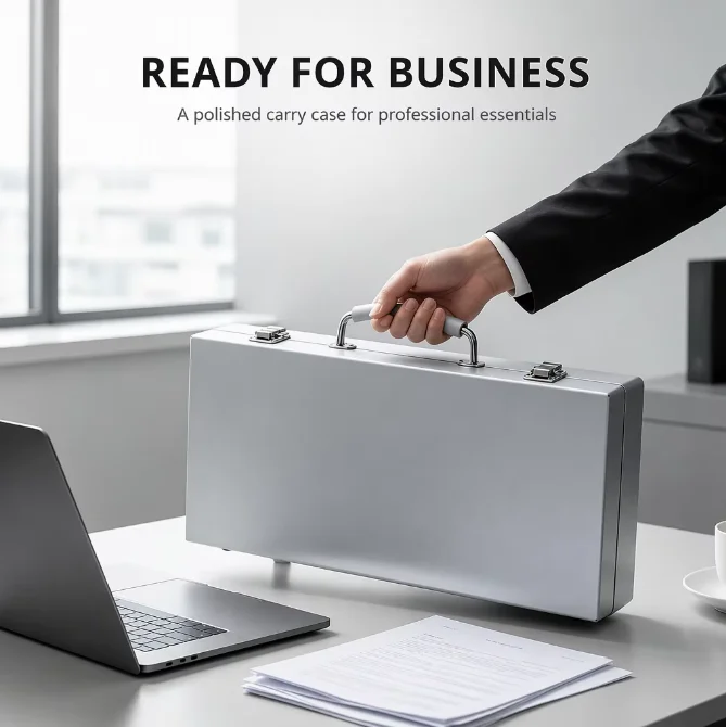 a forAluminum Tool Case, Aluminum Tool Box, Portable Tool  , Metal Storage Case, Equipment Carry Case, Hardware Organizer Box