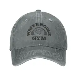 Classic Cotton Powerhouse Gym Baseball Cap Women Men Adjustable Fitness Building Muscle Dad Hat Sports