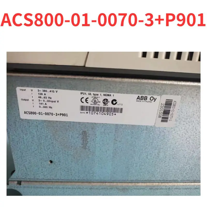 

90% new ACS800-01-0070-3+P901 frequency converter tested OK