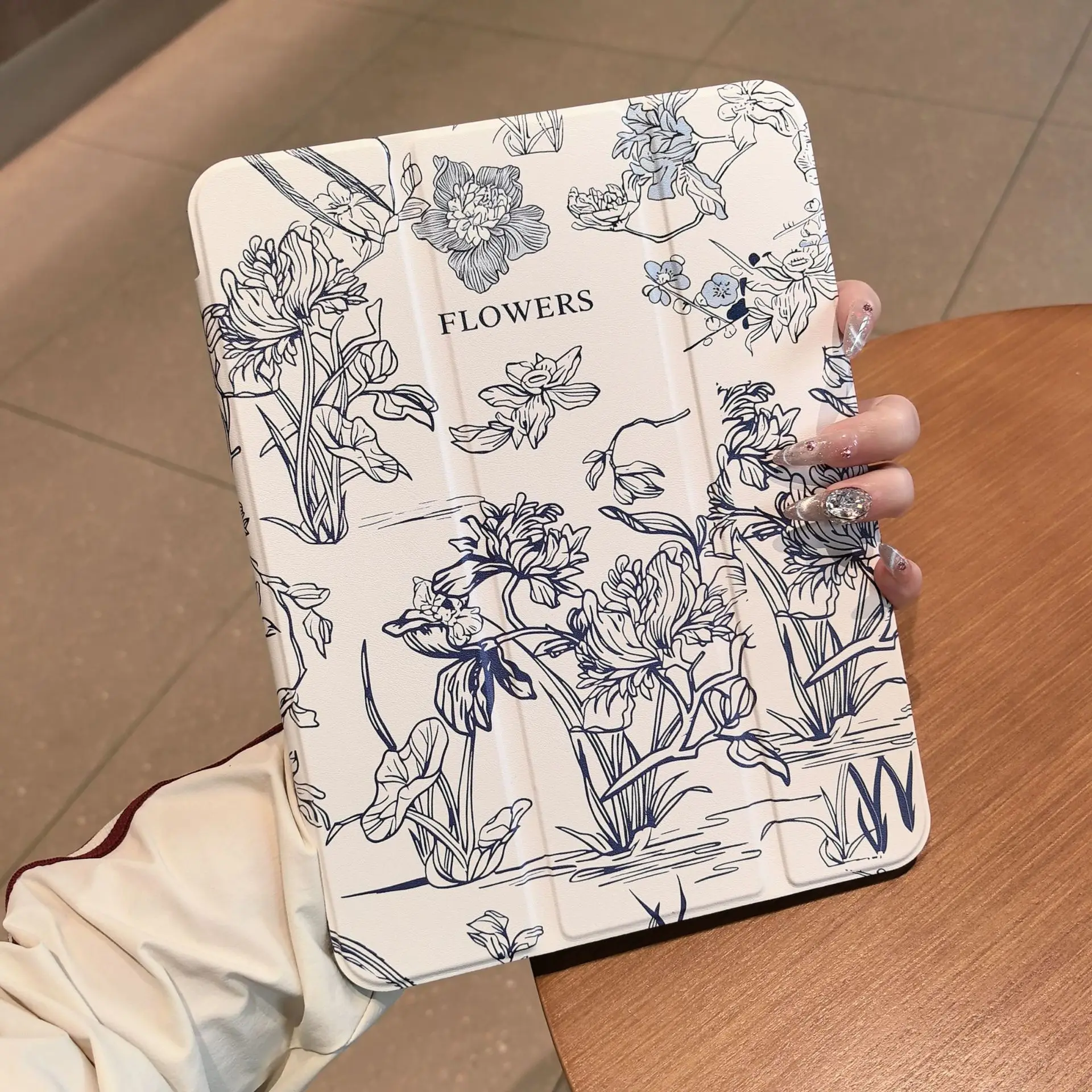 

Beautiful Flower Case for IPad Air11 Inch 2025 2026 IPad Pro11 Air5 4 Ipad 9th 10th A16 11th 10.9 10.5 10.2 Mini6 7 Smart Cover