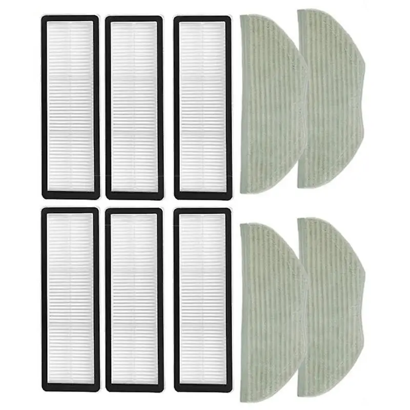 10pcs For Mijia Anti-winding Sweeping Stfcr01sz Mop Cloth Hepa Filter