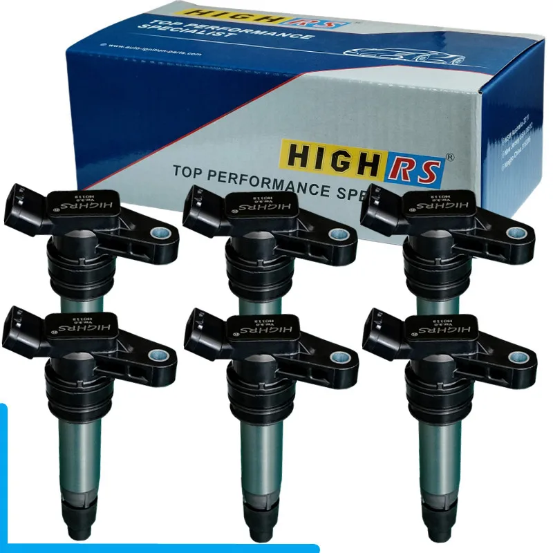 6PCS Ignition Coil For Land Rover LR2 L6 3.2 for Volvo S60 3.0 S80 V70 XC60 XC70 XC90 6G9N-12A366 099700-1070 30684245 LR002954