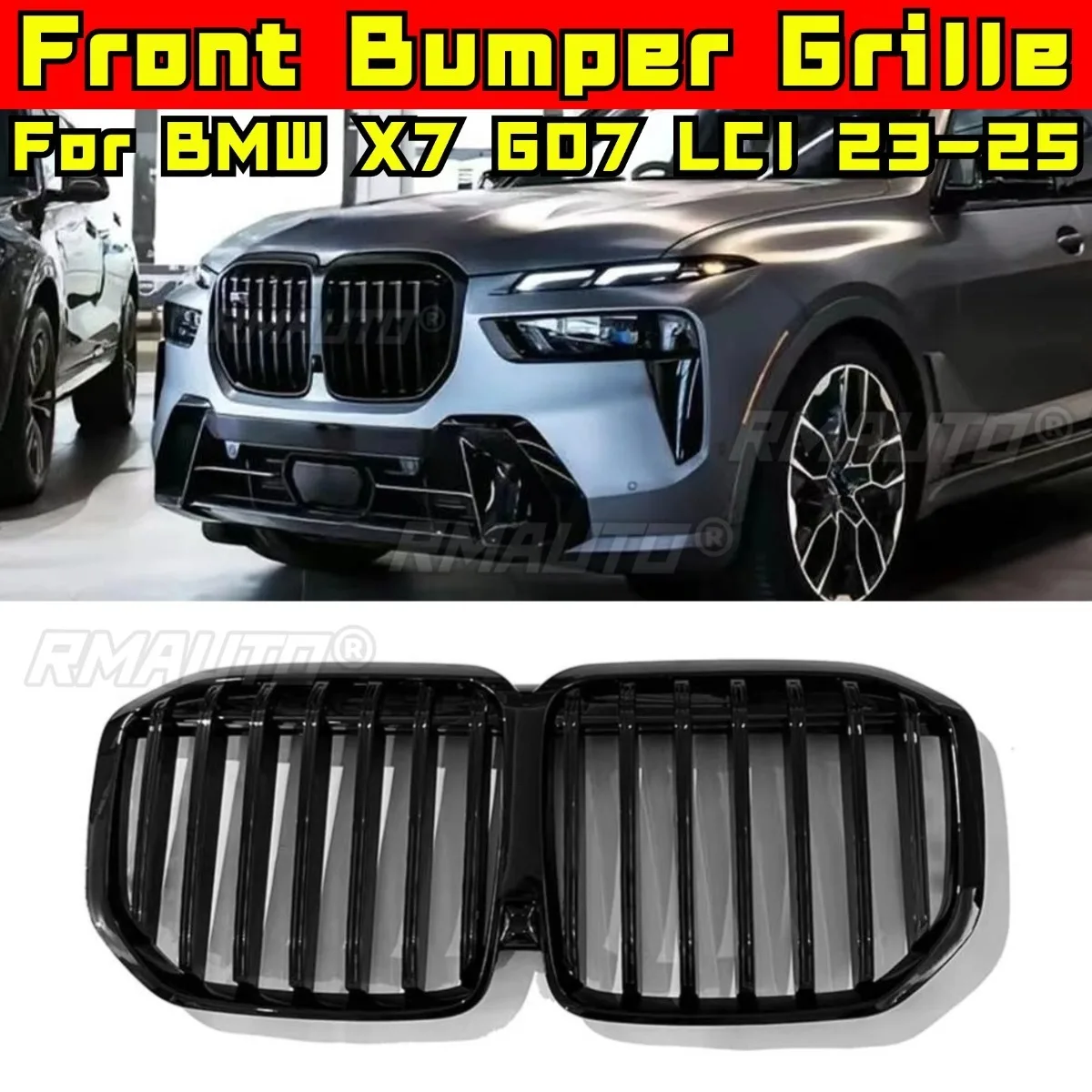 Car Bumper Grill De…