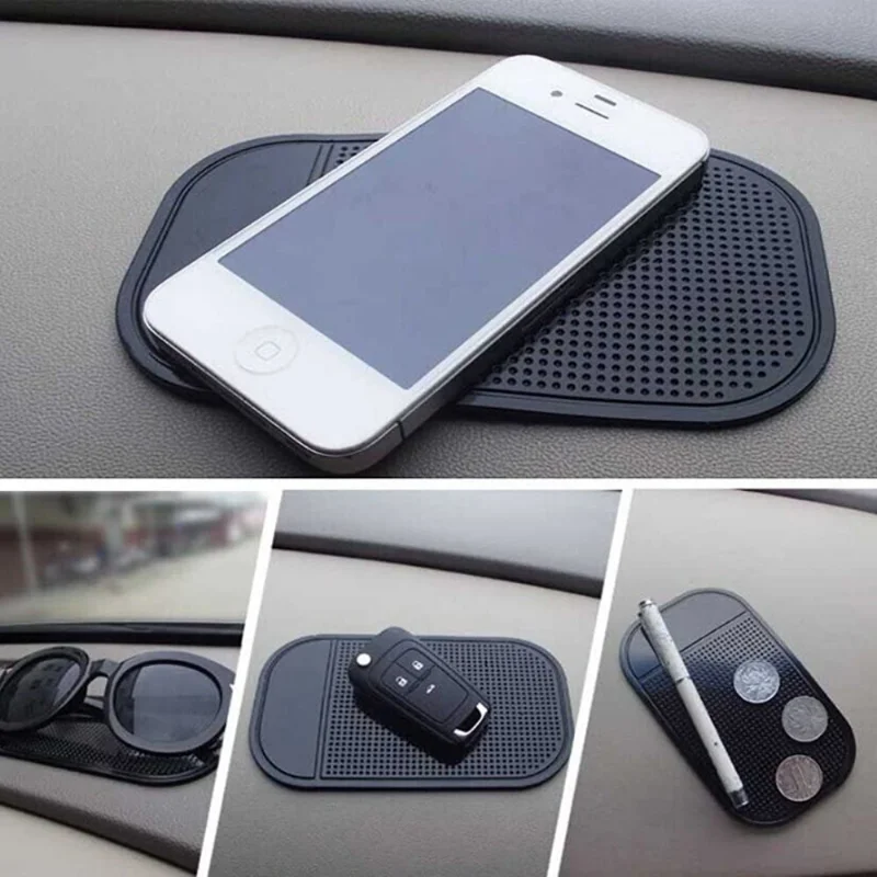 1-5Pcs Car Dashboard Anti-slip Mat Mobile Phone Holder Anti Slip Silicone Pad Mat for Sunglasses Keys Car Interior Accessories