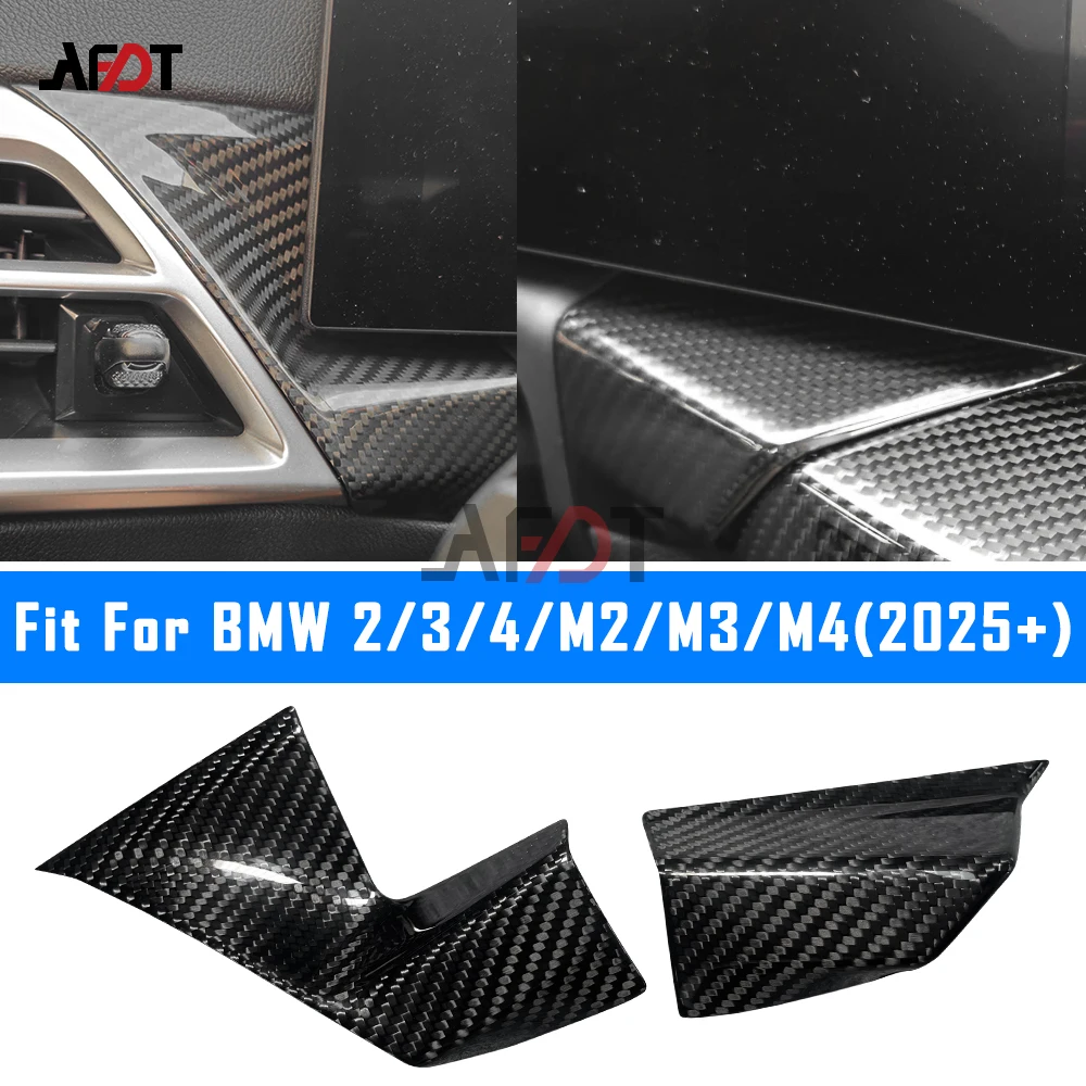 

LHD RHD Carbon Center Screen Side Panel Cover For 2022-2025 BMW LCI 2 3 4 Series G20 G21 G22 G42 G80 G81 M3 G82 G83 M4 G87 M2