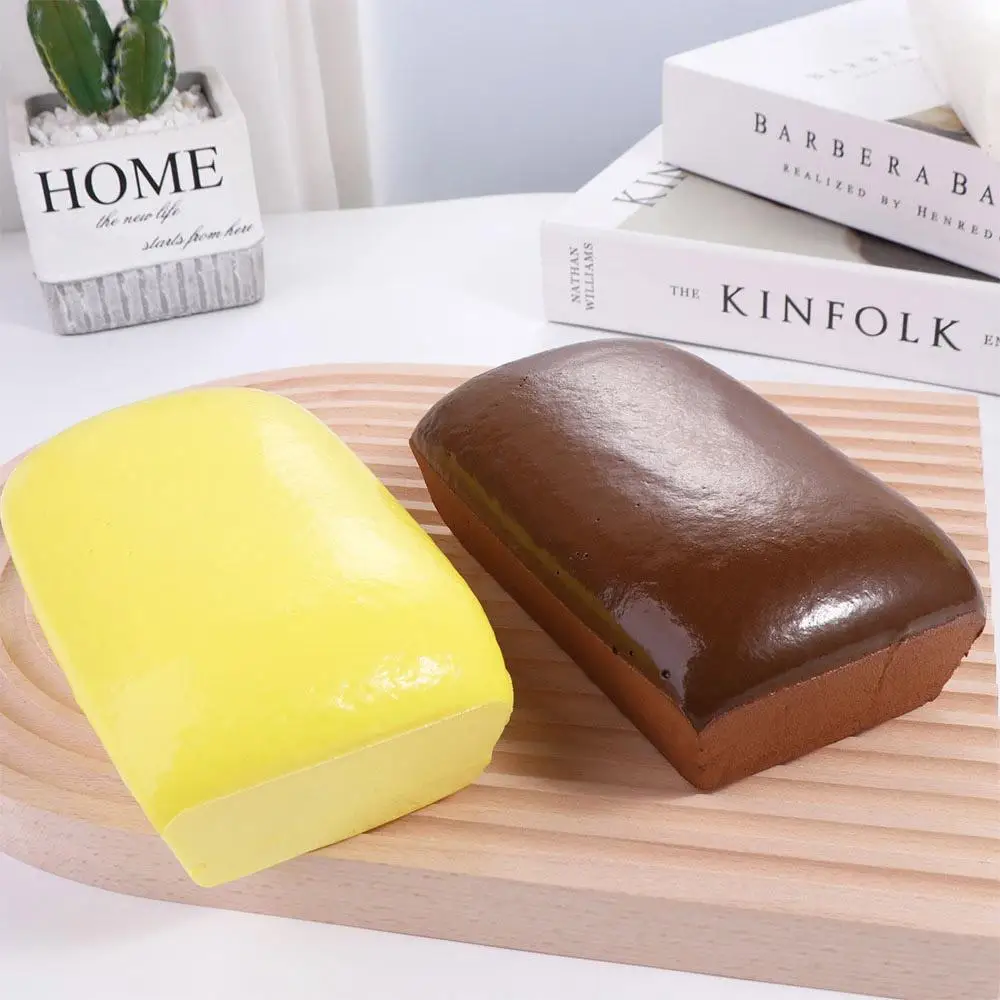 Ins PU Bread Squeeze Toy Cake Bread Cake Slow Rebound Toy Slow Rebound Creative Food Pinch Music Toys Children Toys
